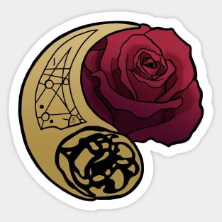 Resistance Rose Sticker